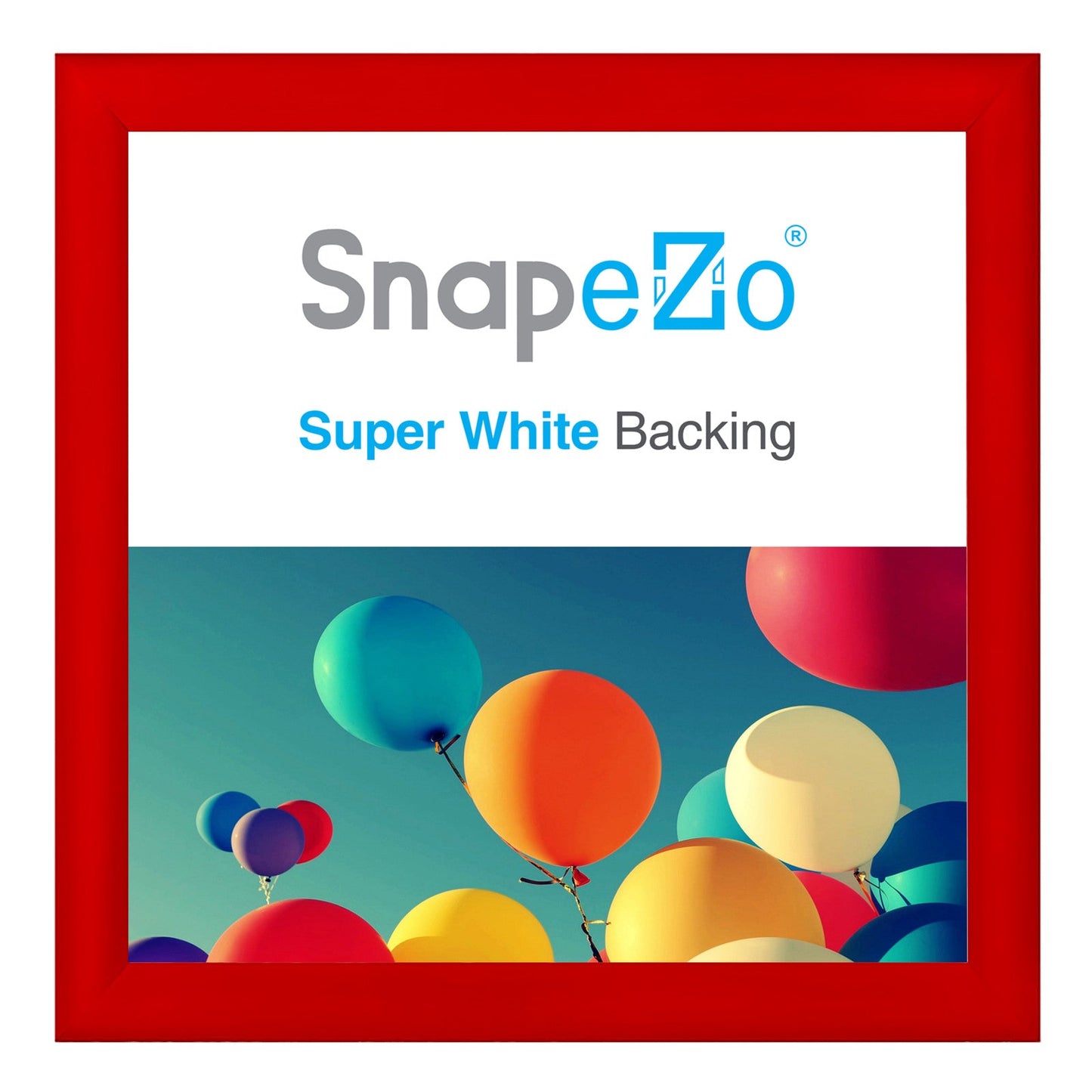 29x30 Red SnapeZo® Snap Frame - 1.2" Profile