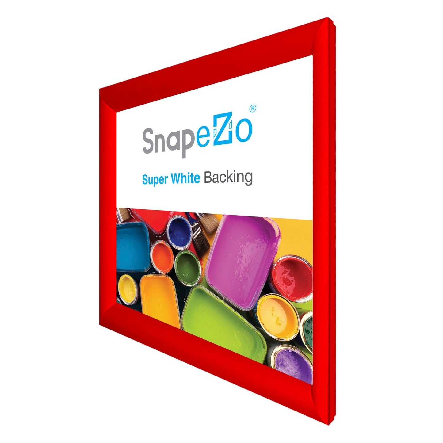 28x28 Red SnapeZo® Snap Frame - 1.2" Profile