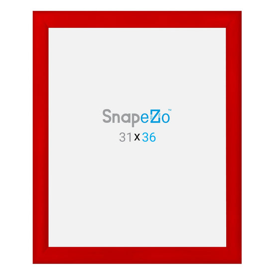 Load image into Gallery viewer, 31x36 Red SnapeZo® Snap Frame - 1.2&amp;quot; Profile
