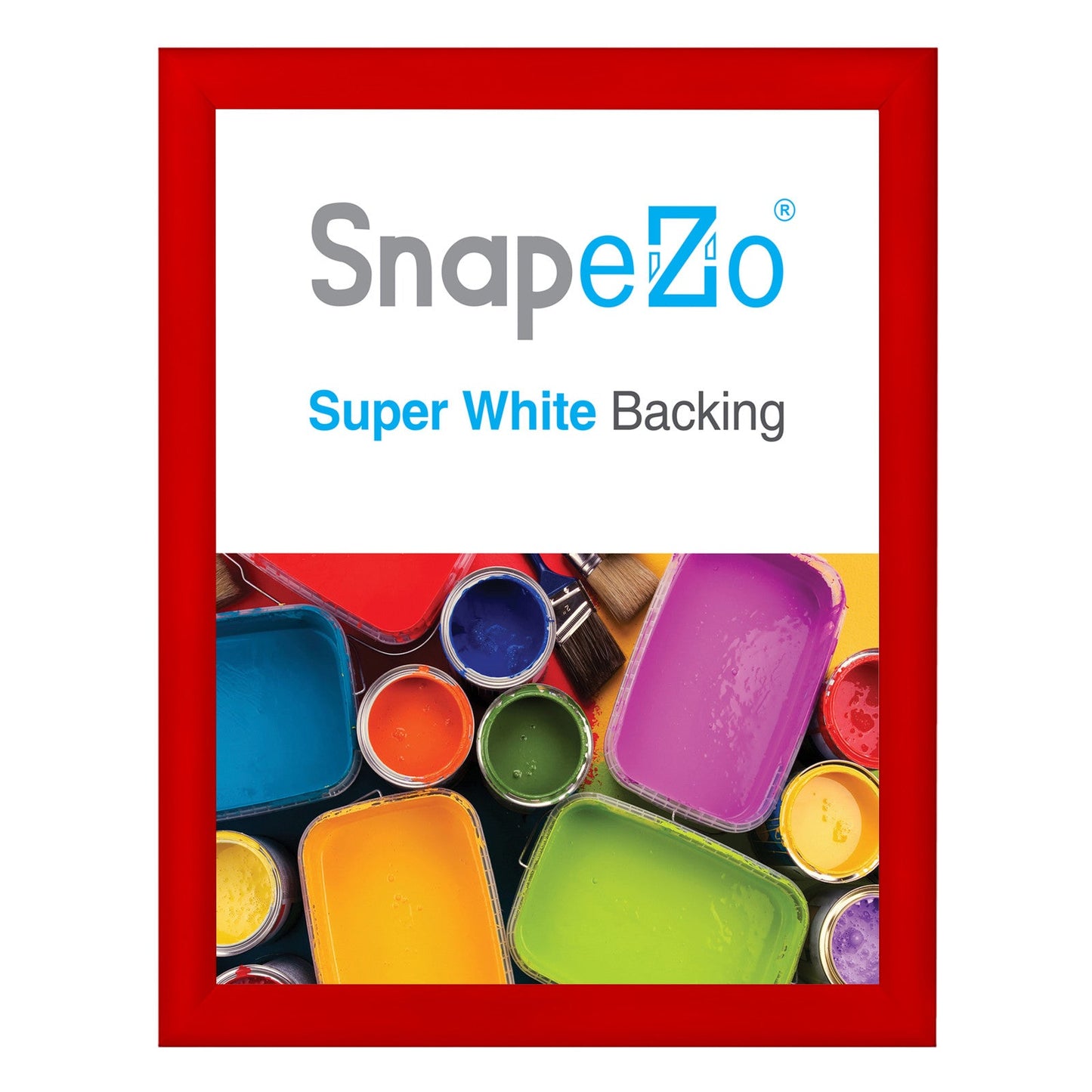 26x34 Red SnapeZo® Snap Frame - 1.2" Profile