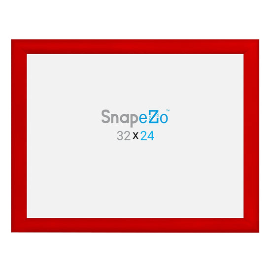 Load image into Gallery viewer, 24x32 Red SnapeZo® Snap Frame - 1.2&amp;quot; Profile
