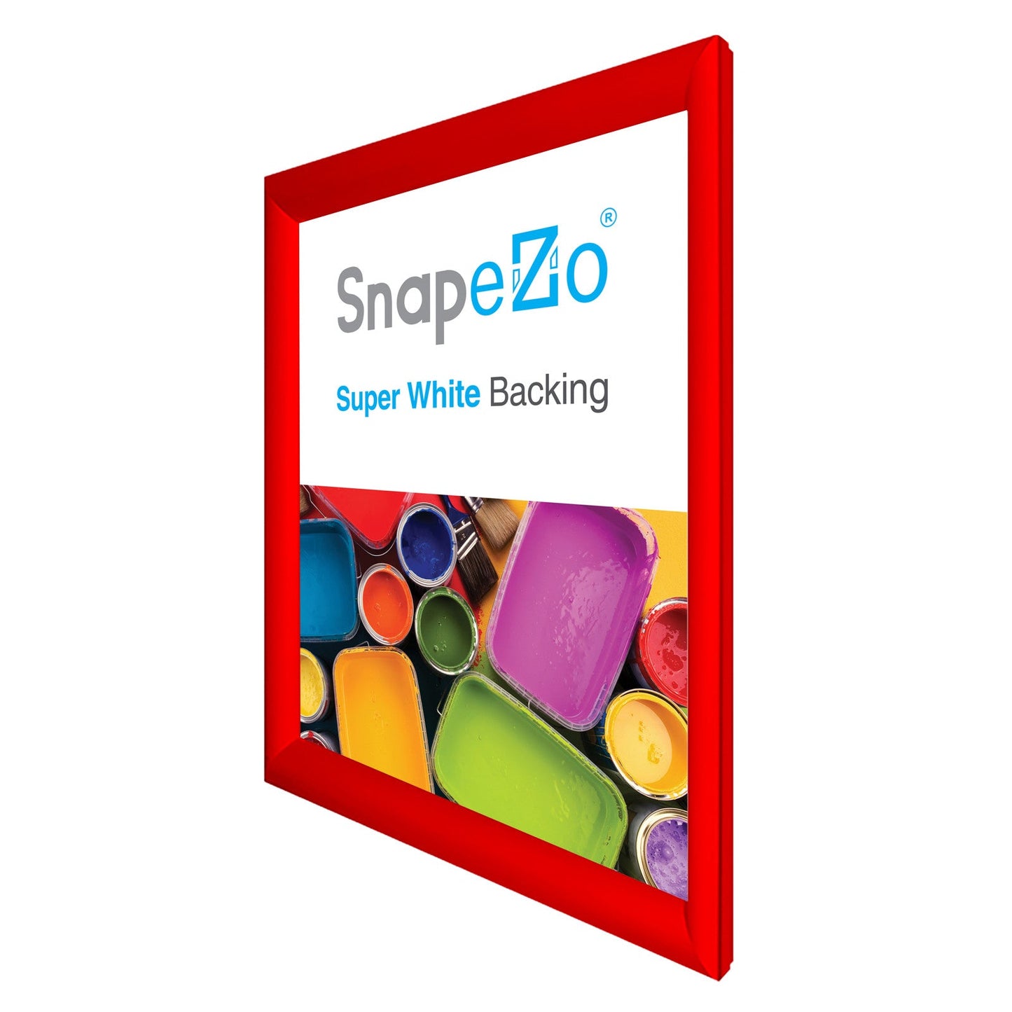 Load image into Gallery viewer, 29x39 Red SnapeZo® Snap Frame - 1.2&amp;quot; Profile

