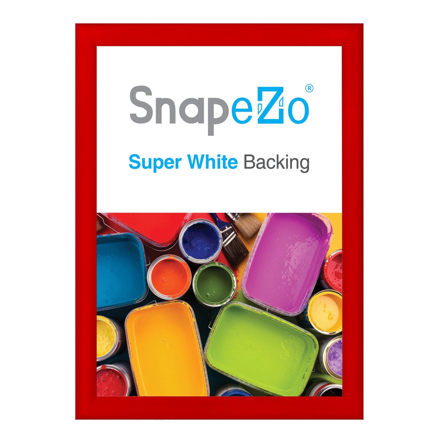 29x41 Red SnapeZo® Snap Frame - 1.2" Profile