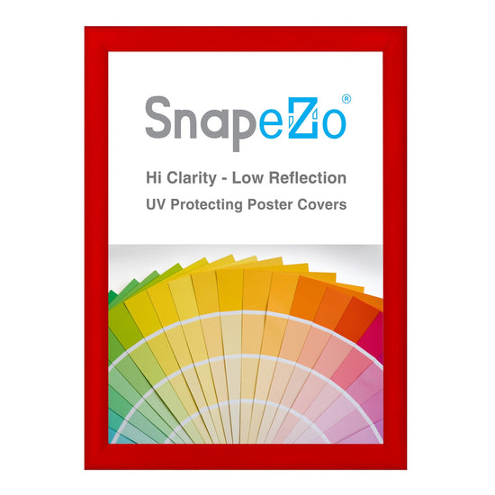 Load image into Gallery viewer, 24x34 Red SnapeZo® Snap Frame - 1.2&amp;quot; Profile

