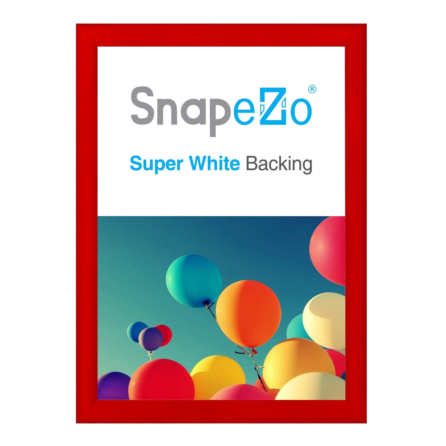 28x38 Red SnapeZo® Snap Frame - 1.2" Profile