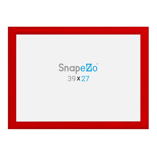 Load image into Gallery viewer, 27x39 Red SnapeZo® Snap Frame - 1.2&amp;quot; Profile
