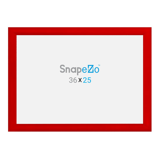 25x36 Red SnapeZo® Snap Frame - 1.2" Profile