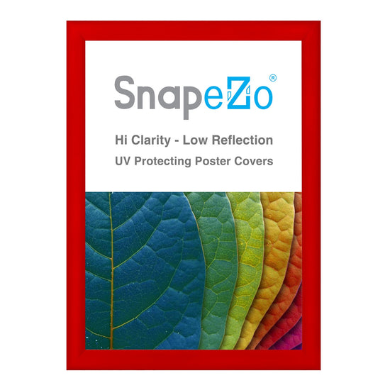 Load image into Gallery viewer, 24x34 Red SnapeZo® Snap Frame - 1.2&amp;quot; Profile
