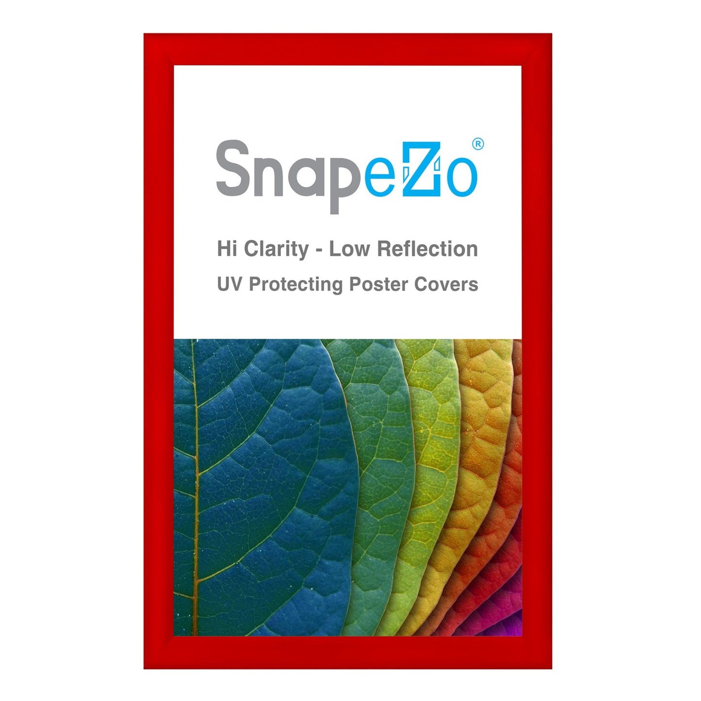 Load image into Gallery viewer, 21x34 Red SnapeZo® Snap Frame - 1.2&amp;quot; Profile
