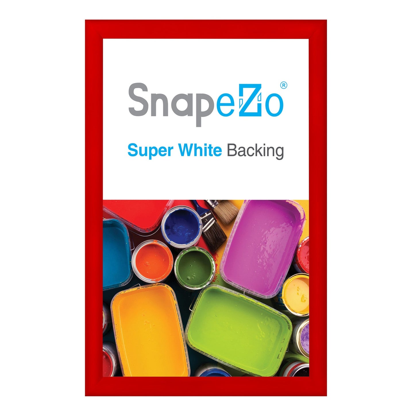 Load image into Gallery viewer, 25x40 Red SnapeZo® Snap Frame - 1.2&amp;quot; Profile

