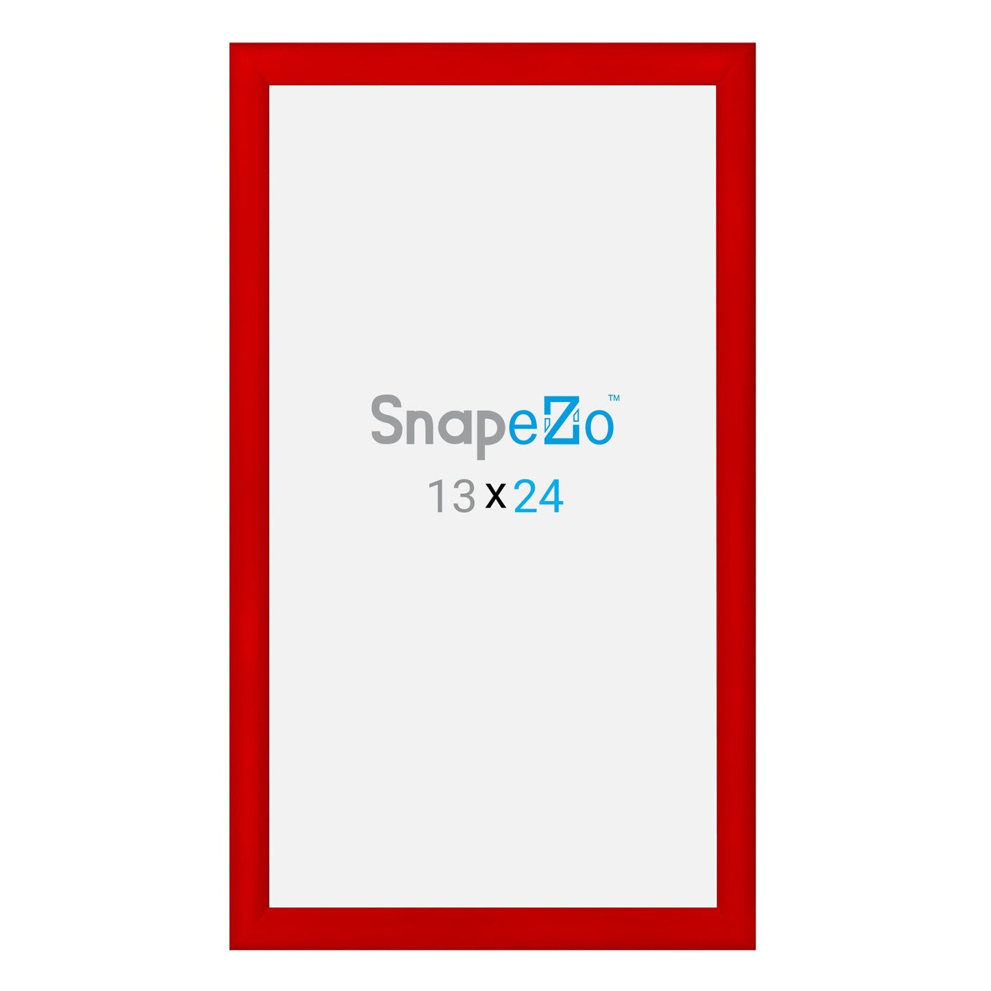 13x24 Red SnapeZo® Snap Frame - 1.2" Profile