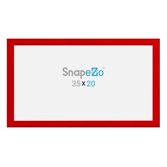 20x35 Red SnapeZo® Snap Frame - 1.2" Profile