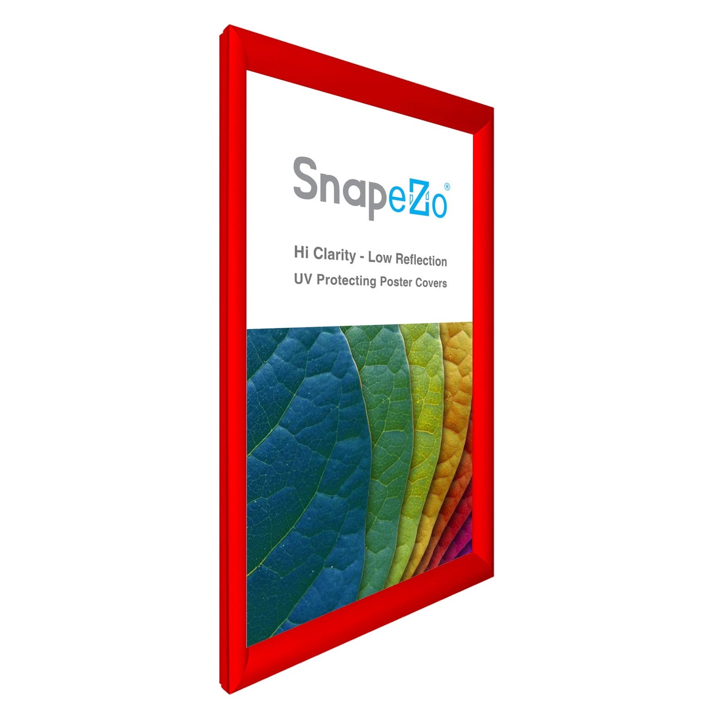 21x38 Red SnapeZo® Snap Frame - 1.2" Profile