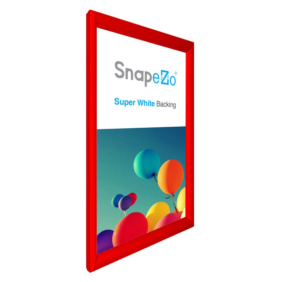 13x24 Red SnapeZo® Snap Frame - 1.2" Profile