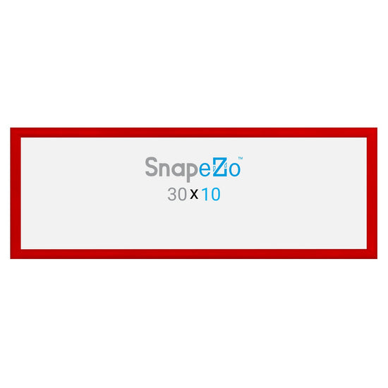 Load image into Gallery viewer, 10x30 Red SnapeZo® Snap Frame - 1.2&amp;quot; Profile
