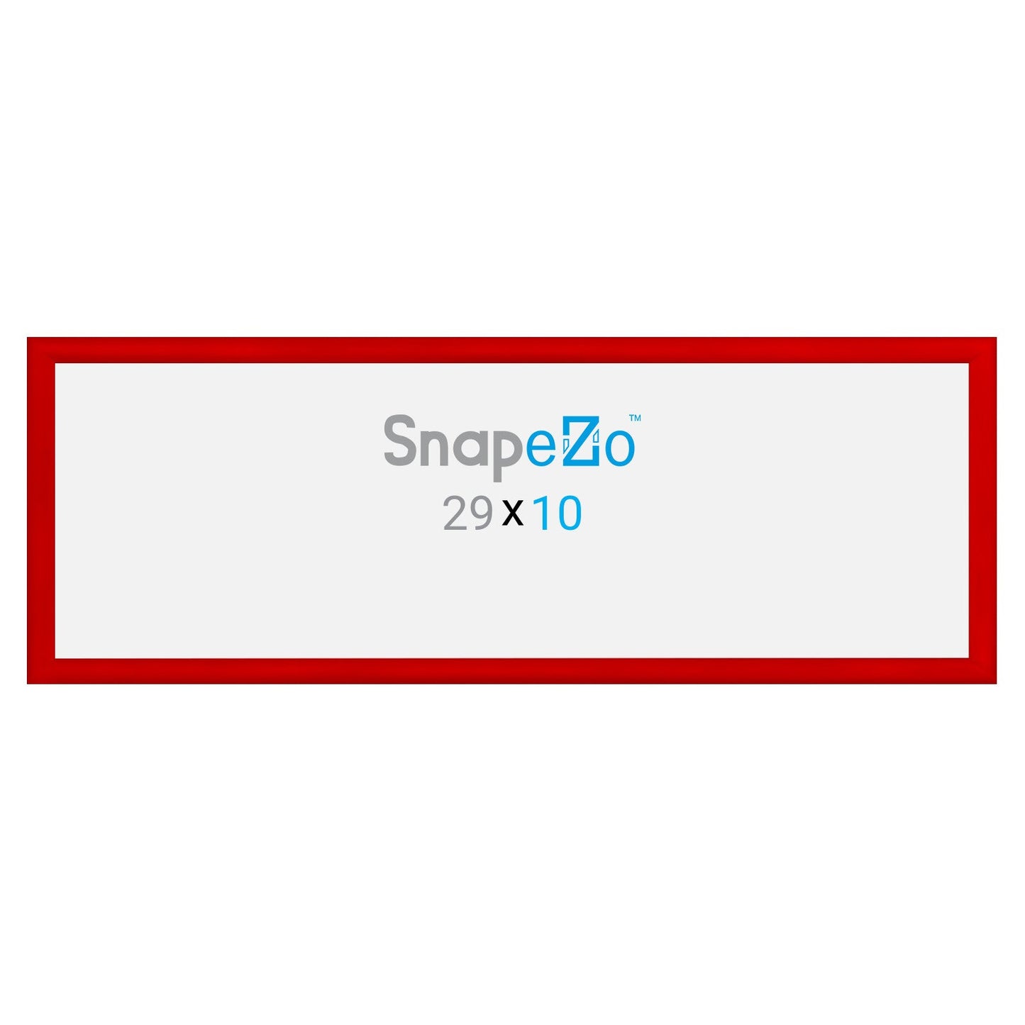 10x29 Red SnapeZo® Snap Frame - 1.2" Profile