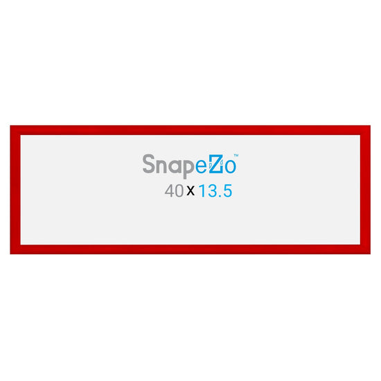 13.5x40 Red SnapeZo® Snap Frame - 1.2" Profile