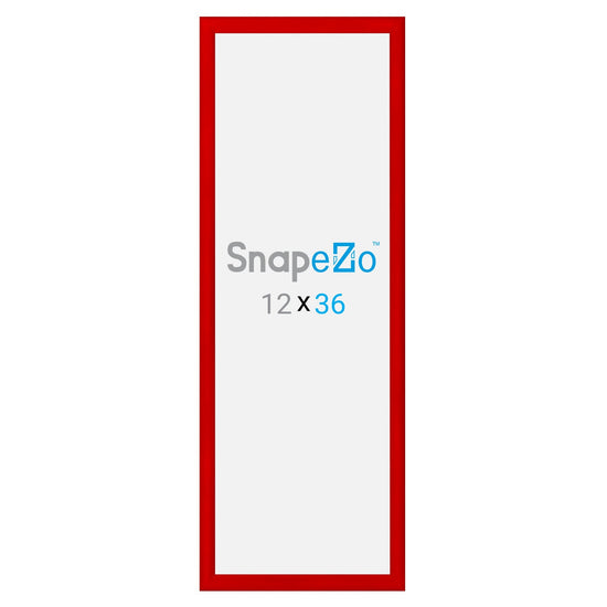 12x36 Red SnapeZo® Snap Frame - 1.2" Profile