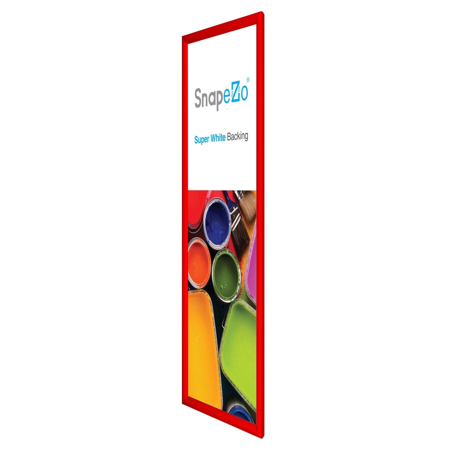 Load image into Gallery viewer, 13x39 Red SnapeZo® Snap Frame - 1.2&amp;quot; Profile
