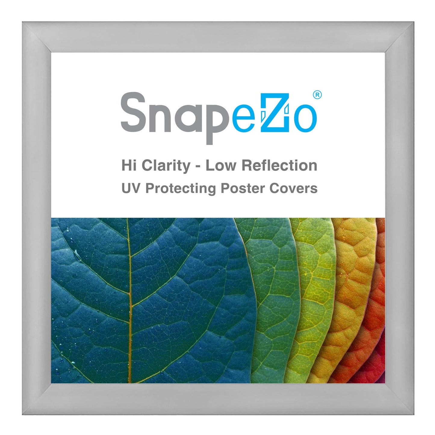 36x37 Silver SnapeZo® Snap Frame - 1.2" Profile