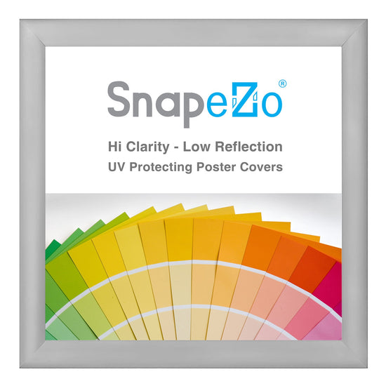 Load image into Gallery viewer, 25x25 Silver SnapeZo® Snap Frame - 1.2&amp;quot; Profile
