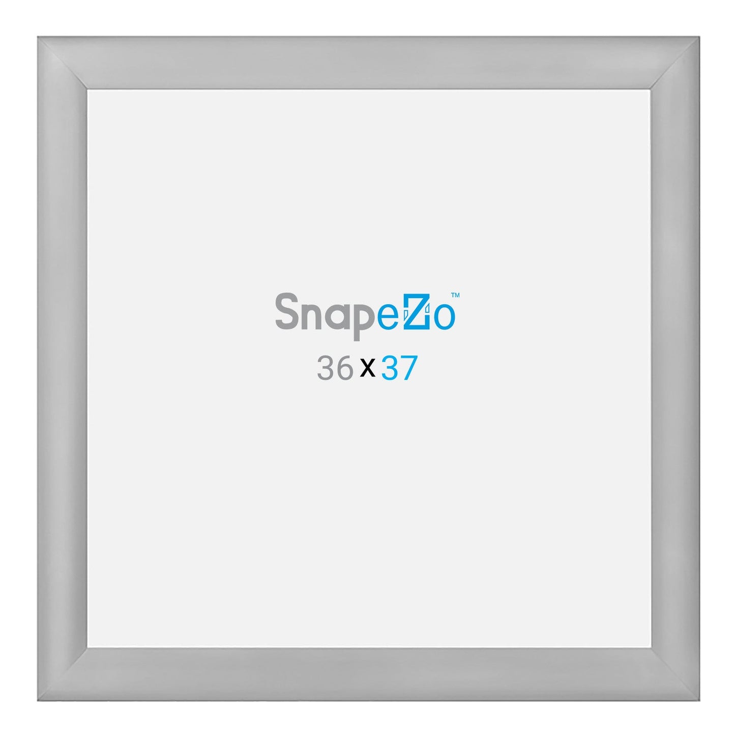 Load image into Gallery viewer, 36x37 Silver SnapeZo® Snap Frame - 1.2&amp;quot; Profile
