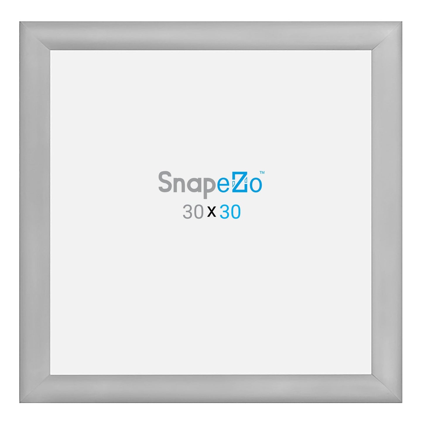 30x30 Silver SnapeZo® Snap Frame - 1.2" Profile