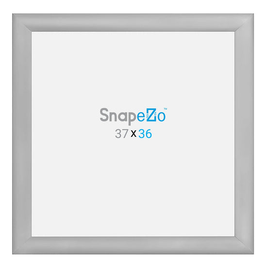 36x37 Silver SnapeZo® Snap Frame - 1.2" Profile