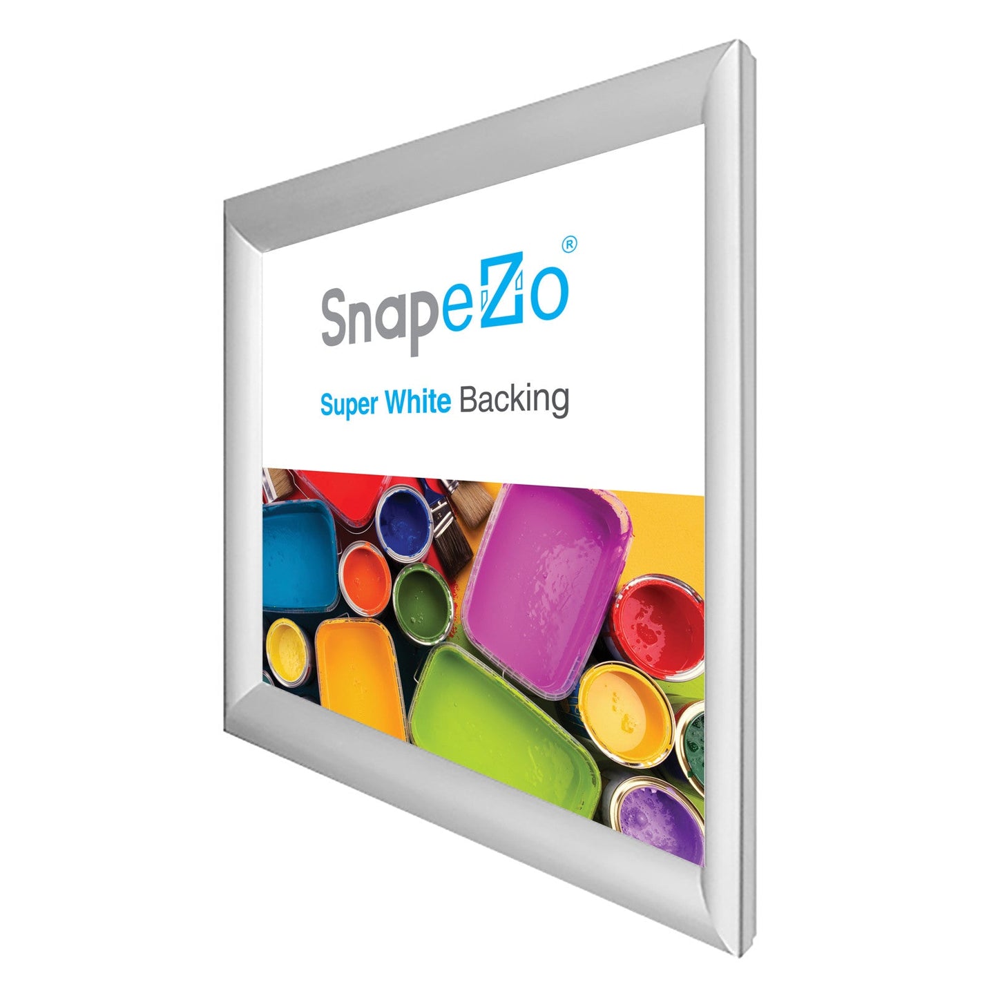 33x33 Silver SnapeZo® Snap Frame - 1.2" Profile