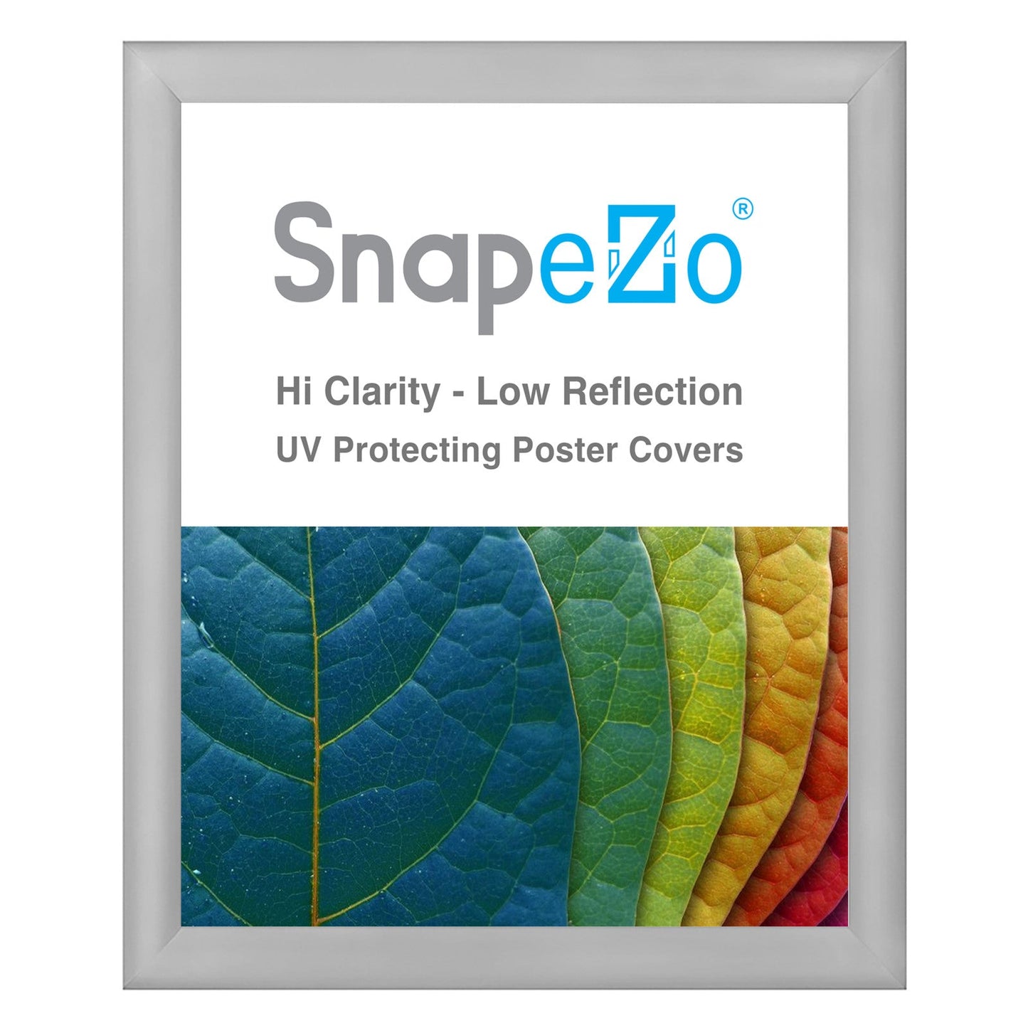 Load image into Gallery viewer, 23x28 Silver SnapeZo® Snap Frame - 1.2&amp;quot; Profile
