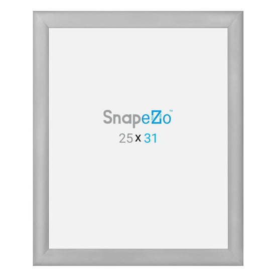 Load image into Gallery viewer, 25x31 Silver SnapeZo® Snap Frame - 1.2&amp;quot; Profile
