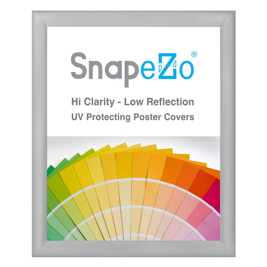 Load image into Gallery viewer, 26x32 Silver SnapeZo® Snap Frame - 1.2&amp;quot; Profile
