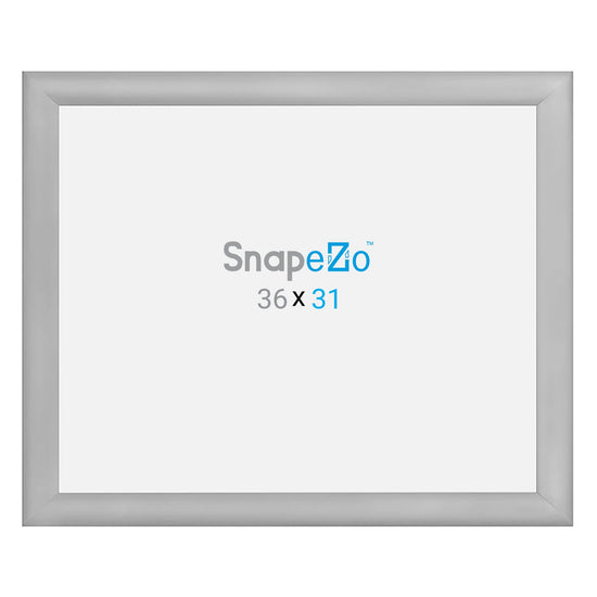 31x36 Silver SnapeZo® Snap Frame - 1.2" Profile