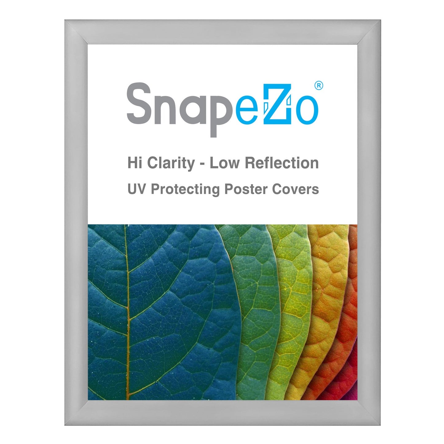 Load image into Gallery viewer, 26x34 Silver SnapeZo® Snap Frame - 1.2&amp;quot; Profile
