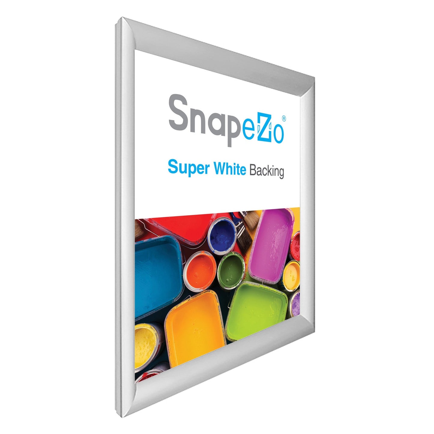 Load image into Gallery viewer, 30x40 Silver SnapeZo® Snap Frame - 1.2&amp;quot; Profile
