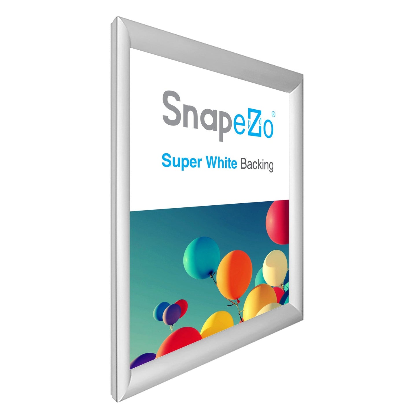 29x39 Silver SnapeZo® Snap Frame - 1.2" Profile