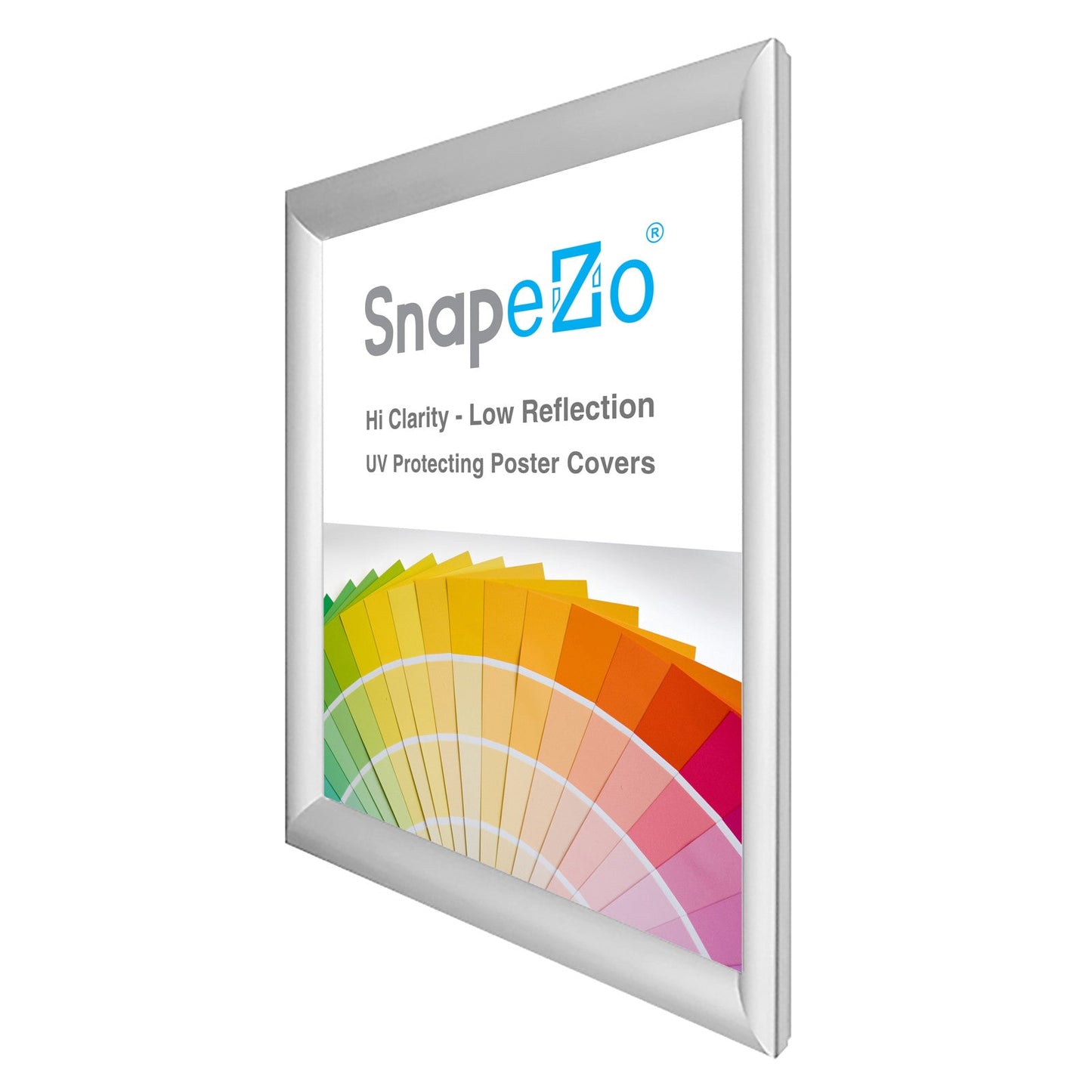 28x36 Silver SnapeZo® Snap Frame - 1.2" Profile