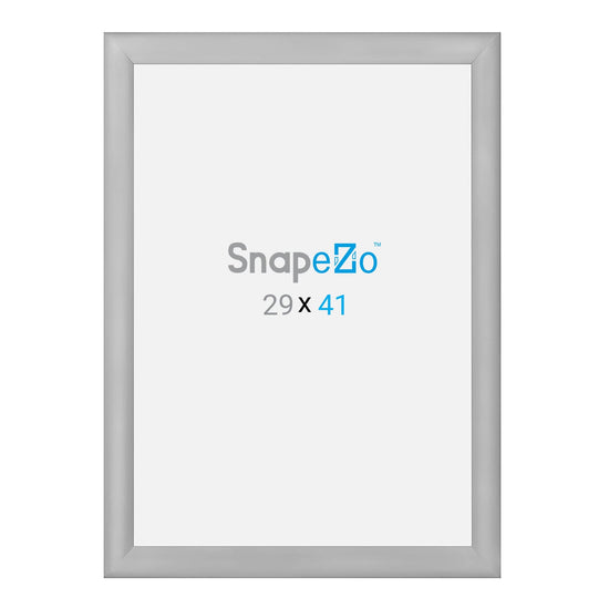 Load image into Gallery viewer, 29x41 Silver SnapeZo® Snap Frame - 1.2&amp;quot; Profile
