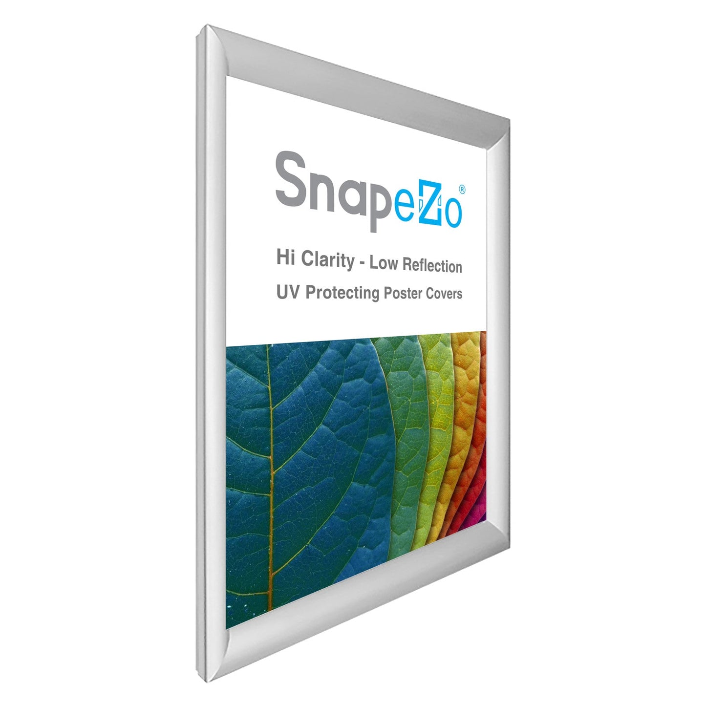 A1 Silver SnapeZo® Snap Frame - 1.2" Profile