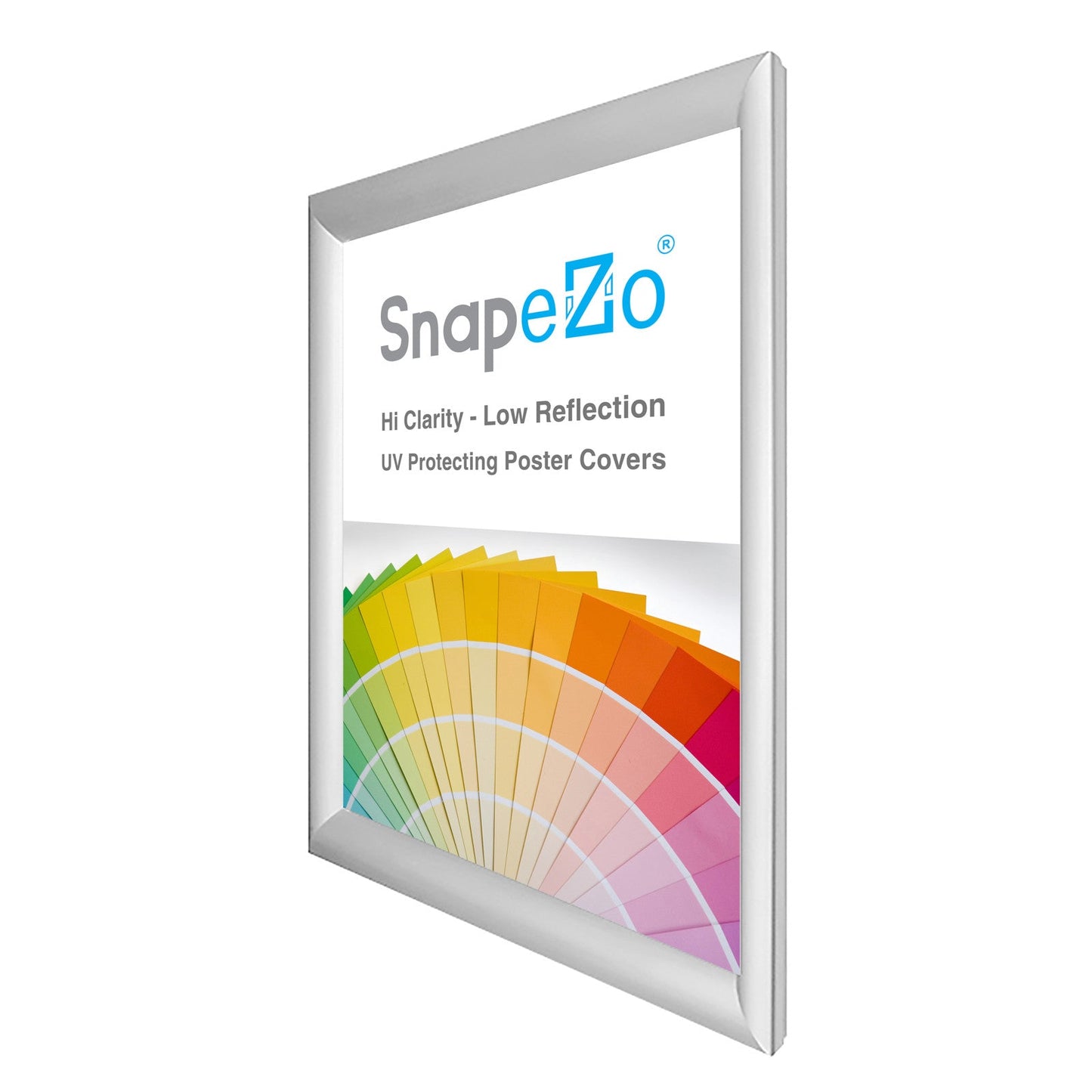 Load image into Gallery viewer, 29x41 Silver SnapeZo® Snap Frame - 1.2&amp;quot; Profile
