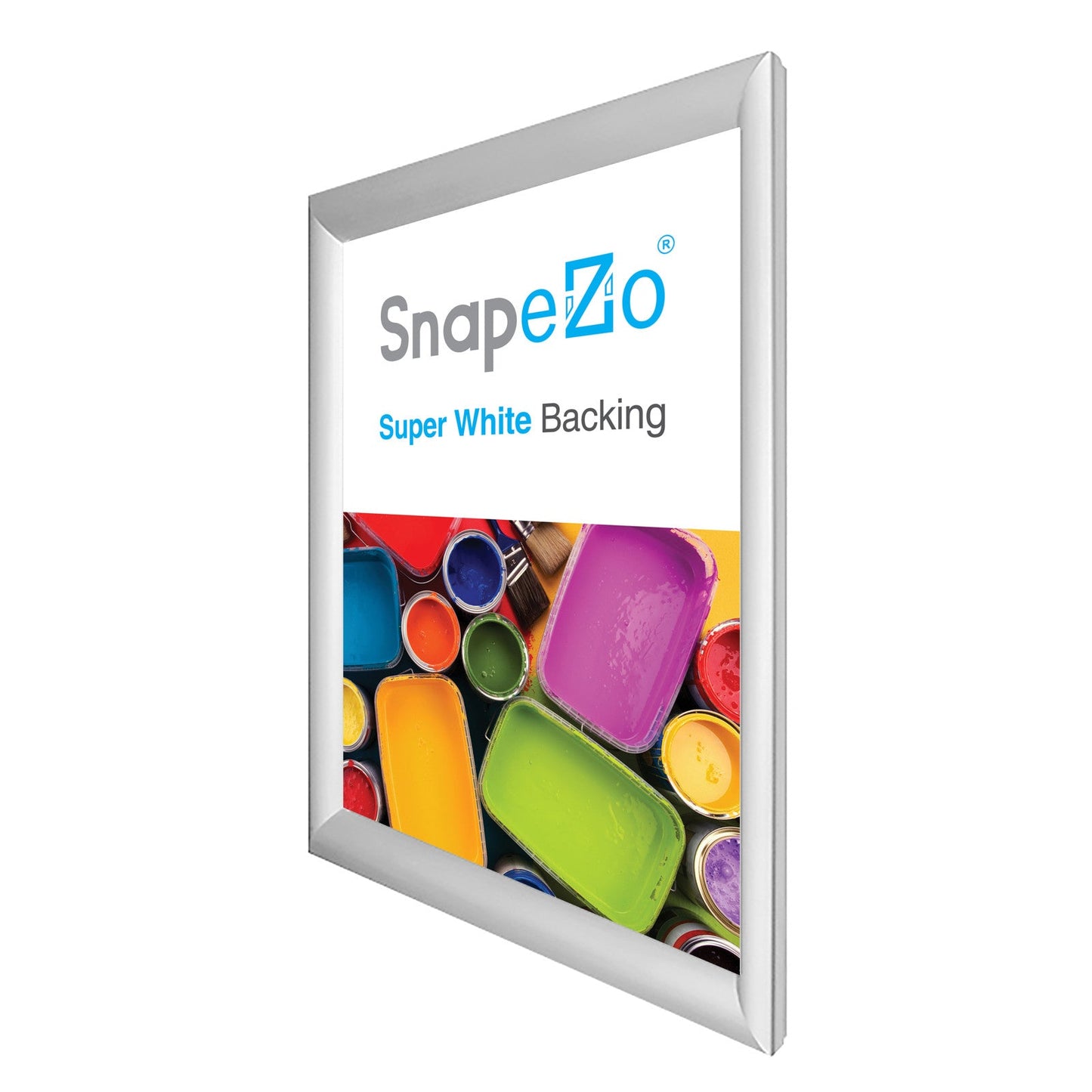 27x37 Silver SnapeZo® Snap Frame - 1.2" Profile