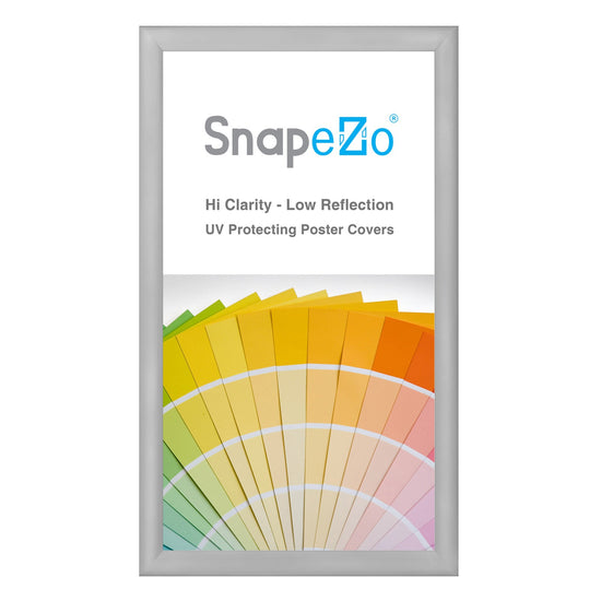 Load image into Gallery viewer, 13x24 Silver SnapeZo® Snap Frame - 1.2&amp;quot; Profile
