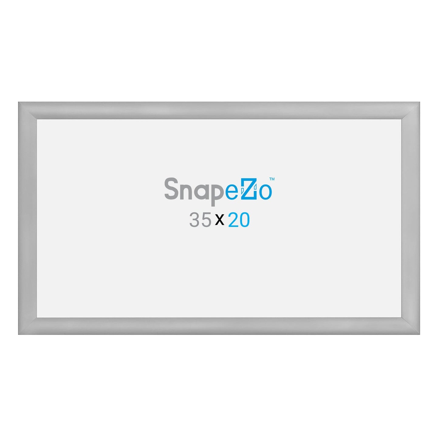 20x35 Silver SnapeZo® Snap Frame - 1.2" Profile