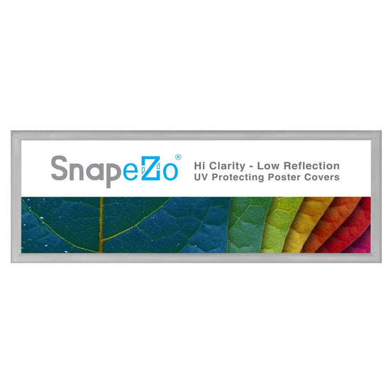 Load image into Gallery viewer, 8x24 Silver SnapeZo® Snap Frame - 1.2&amp;quot; Profile
