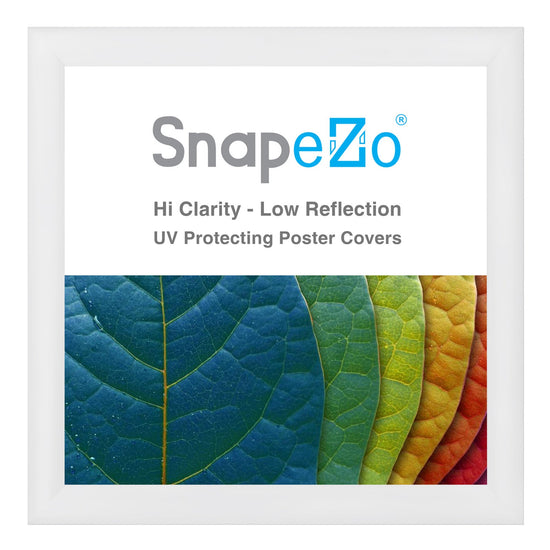 Load image into Gallery viewer, 30x30 White SnapeZo® Snap Frame - 1.2&amp;quot; Profile
