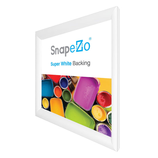 Load image into Gallery viewer, 30x30 White SnapeZo® Snap Frame - 1.2&amp;quot; Profile
