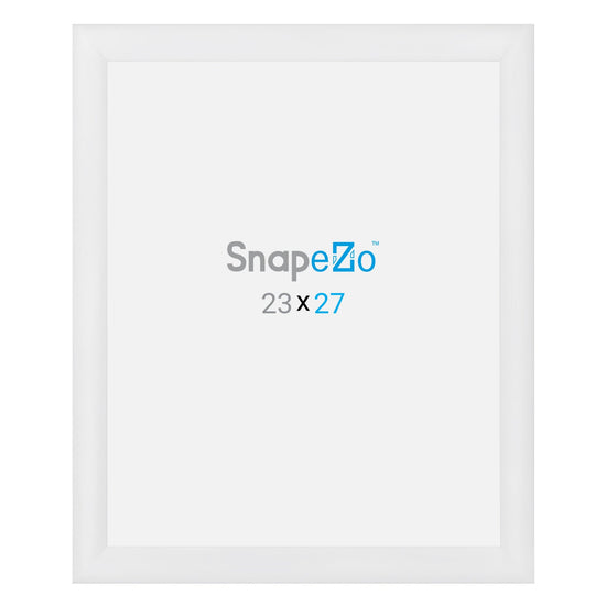 Load image into Gallery viewer, 23x27 White SnapeZo® Snap Frame - 1.2&amp;quot; Profile
