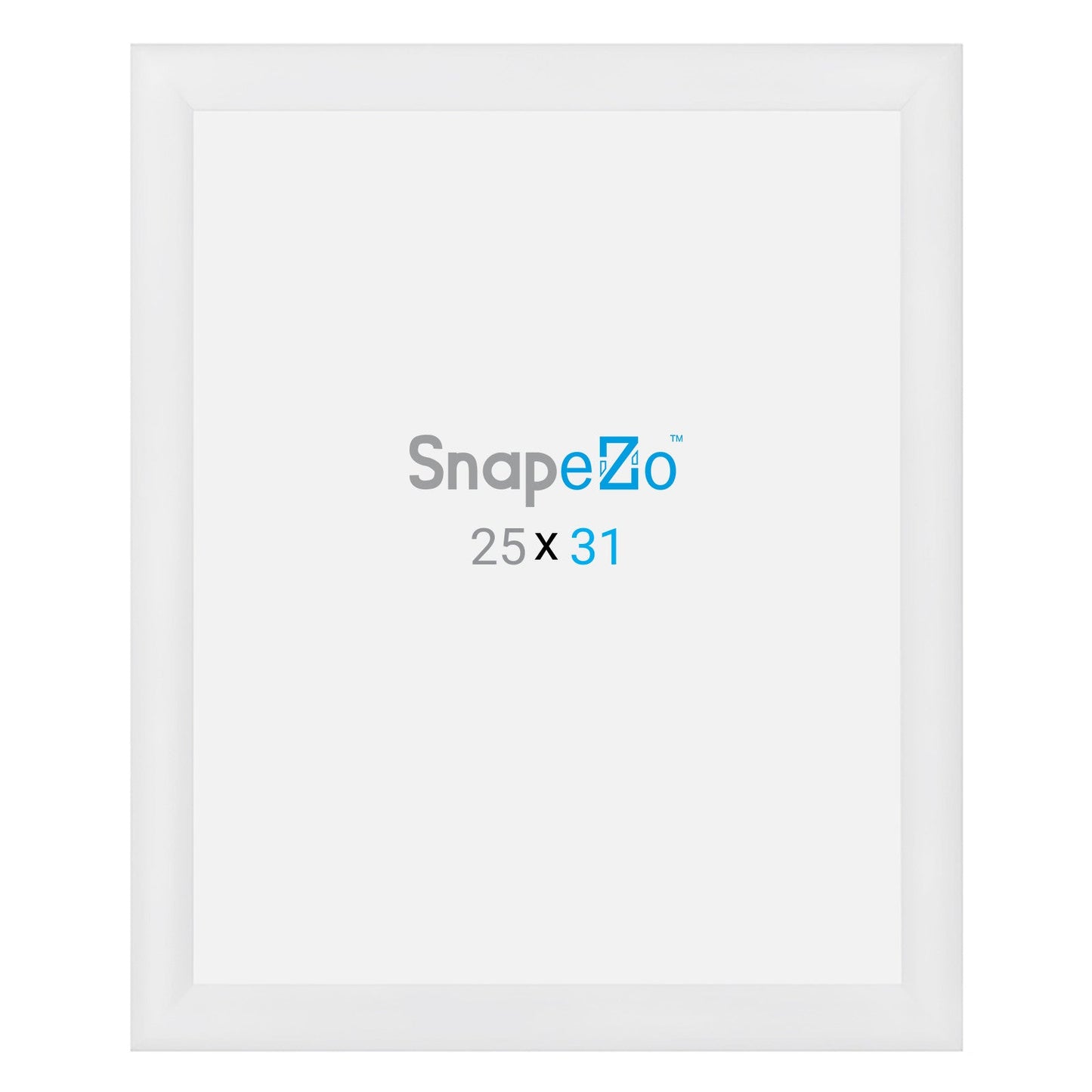 25x31 White SnapeZo® Snap Frame - 1.2" Profile