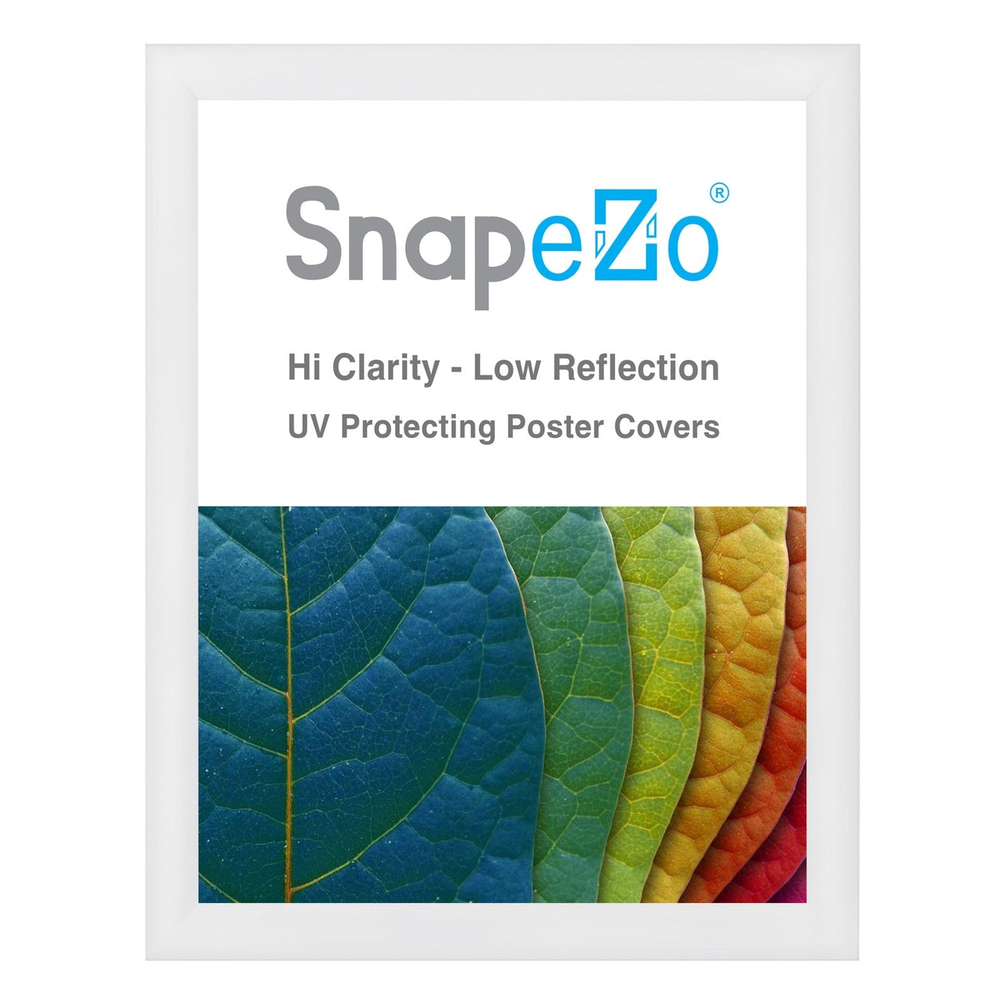 Load image into Gallery viewer, 24x30 White SnapeZo® Snap Frame - 1.2&amp;quot; Profile
