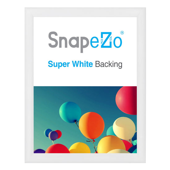 Load image into Gallery viewer, 26x34 White SnapeZo® Snap Frame - 1.2&amp;quot; Profile
